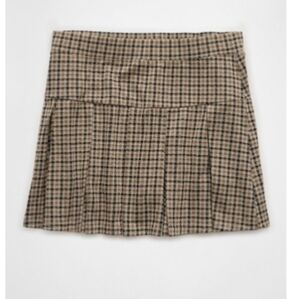 American Eagle Tan Plaid Skort